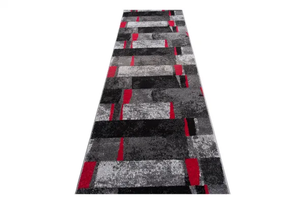 DECOREUM Koberec antracitový  J382B JAWA O0X Rozmery: šírka 80 cm