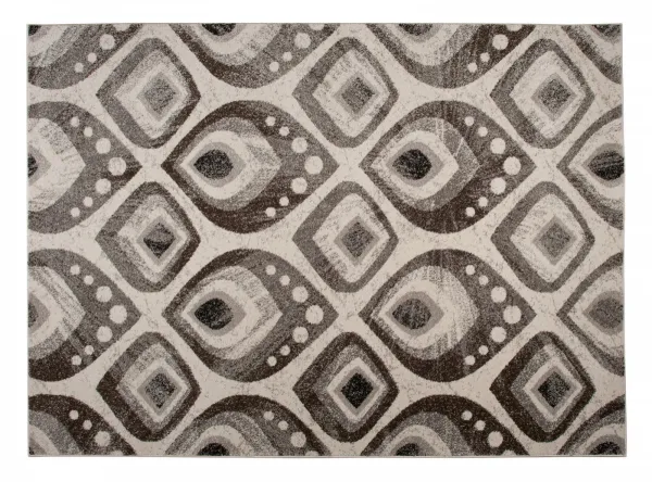 DECOREUM Koberec E330A SUMATRA biela Rozmery (v): 80x150