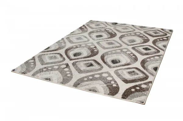 DECOREUM Koberec E330A SUMATRA biela Rozmery (v): 80x150