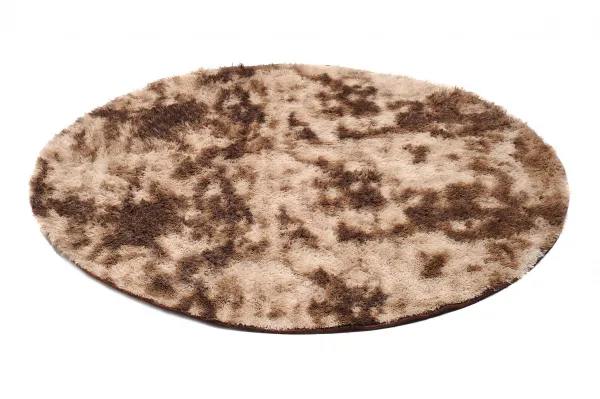 DECOREUM Koberec MR SILK DYED KOŁO hnedá Rozmery (v): 130x130