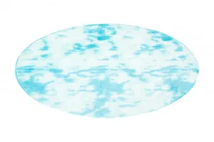 DECOREUM Koberec MR SILK DYED KOŁO modrá Rozmery (v): 100x100