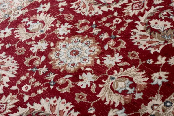 DECOREUM Kusový koberec L752A červený DUBAI BIL Rozmer: 70x150