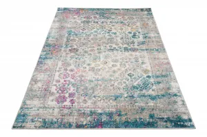 DECOREUM Koberec D253A LAZUR sivá Rozmery (v): 80x150