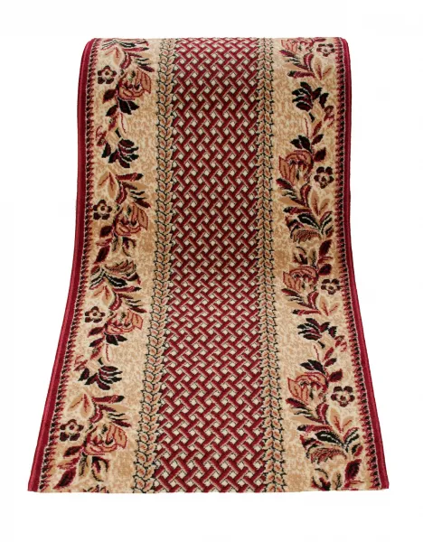 Behúň ATLAS PP 7192B tmavý béžový, červený
