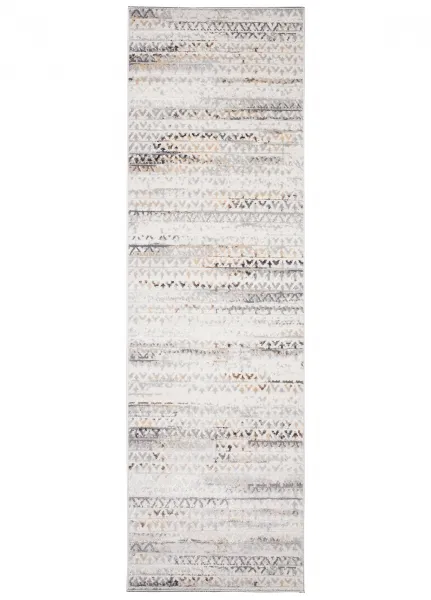 DECOREUM Koberec biely  G494A VIZON PORTLAND Rozmery (v): šírka 70 cm