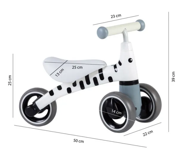 WELLHOX Balančný bicykel "Zebra"
