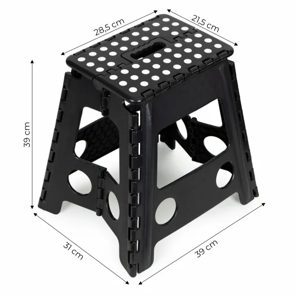 Wellhocx Skladacia stolička 1 stupienok z plastu 39 cm