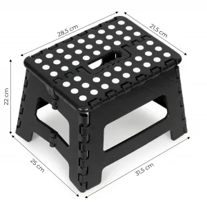 Wellhox Skladacia stolička 1 stupienok z plastu 22 cm