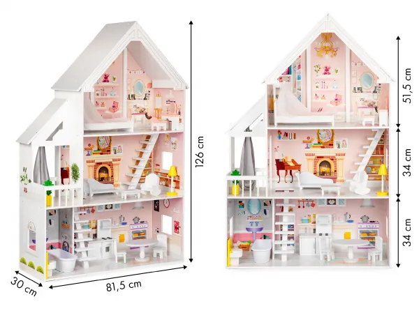 Drevený domček pre bábiky XXL Powder Residence
