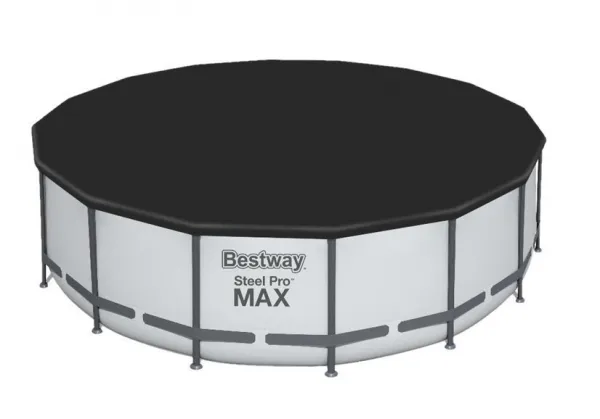 Bazén Bestway® Steel Pro MAX, 5612Z, kartušová filtrácia, rebrík, plachta, 488x122 cm