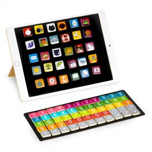 Drevený vzdelávací tablet, magnetická tabuľa