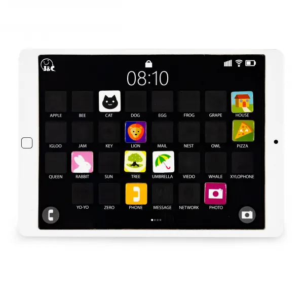 Drevený vzdelávací tablet, magnetická tabuľa