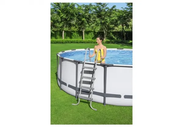 Bazén Bestway® Steel Pro MAX, 5612Z, kartušová filtrácia, rebrík, plachta, 488x122 cm