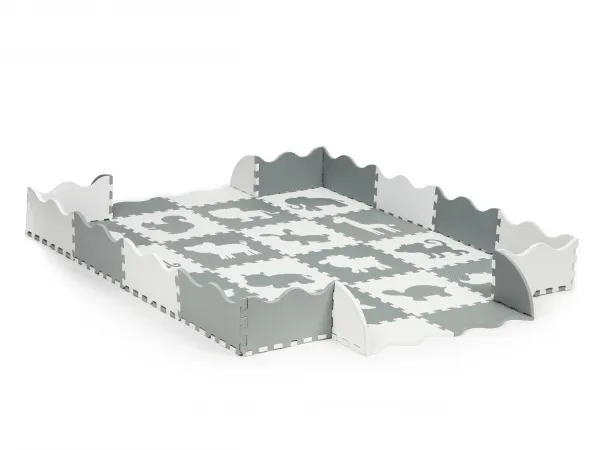 Penová podložka s plotom puzzle suchý bazén 36 kusov