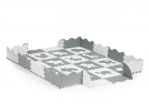 Penová podložka s plotom puzzle suchý bazén 36 kusov