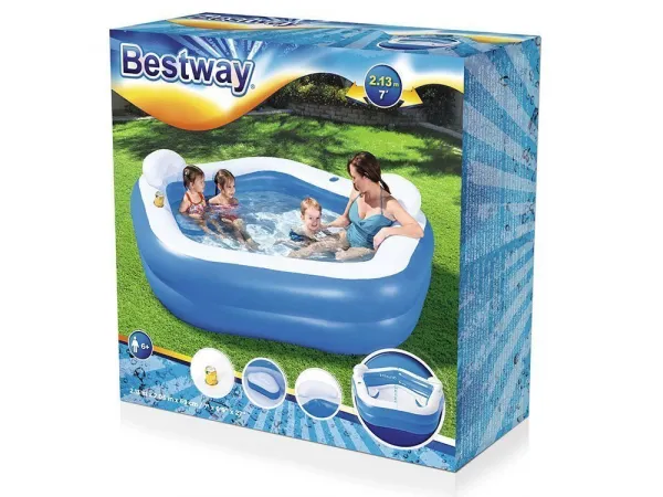 Bestway Family Fun Nafukovací Bazén 213x206 x 69 cm 54153
