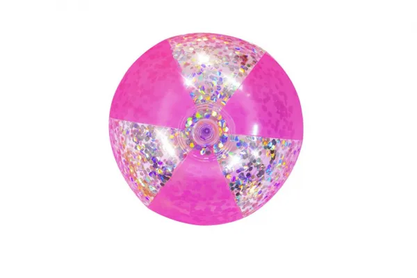 MaDe Nafukovací balón- ružový, zlatý