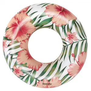Kruh Bestway® 36237, Tropical Palms, detský, nafukovací, koleso do vody, 119 cm