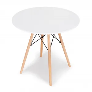 Wellhox Jedálenský stôl moderný jedálenský kuchynský stôl 80 cm