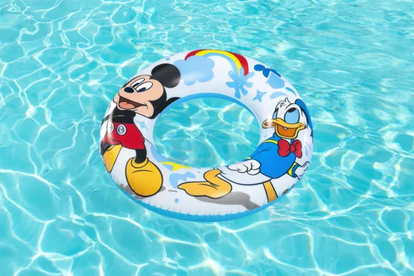 Kruh Bestway® 91004, Mickey&Friends, koleso, detský, nafukovací, koleso do vody, 56 cm
