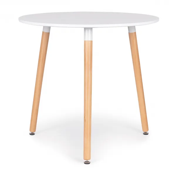 Moderný drevený stôl do kuchyne obývačky, 80 cm