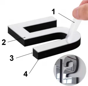 DIY nástenné hodiny NEPRI 65 - 130 cm - strieborné 3D