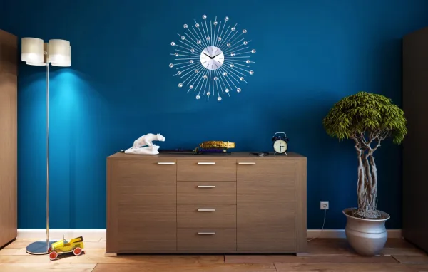 Nástenné hodiny Cristal Moon - 50 cm