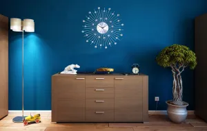 Nástenné hodiny Cristal Moon - 50 cm