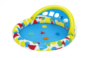 Bazénik Bestway® 52378, Splash & Learn, detský, nafukovací, s vkladaním tvarov,120x117x46 cm