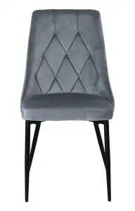 Čalúnené kreslo LINCOLN VELVET graphite velvet