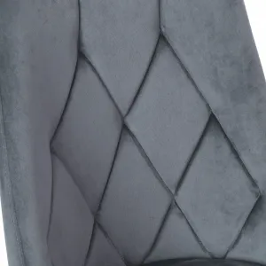 Čalúnené kreslo LINCOLN VELVET graphite velvet