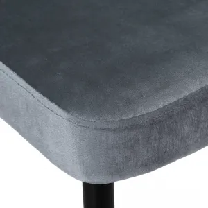 Čalúnené kreslo LINCOLN VELVET graphite velvet