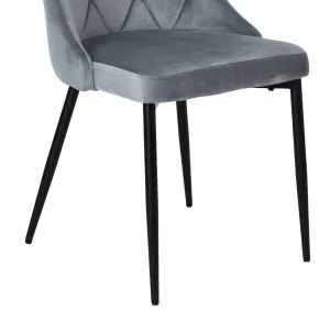Čalúnené kreslo LINCOLN VELVET graphite velvet