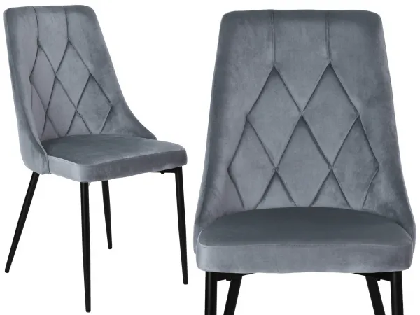 Čalúnené kreslo LINCOLN VELVET graphite velvet