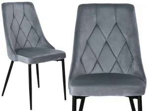 Čalúnené kreslo LINCOLN VELVET graphite velvet