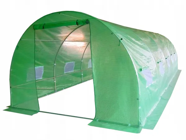 Kryt pre fóliový tunelový záhradný skleník 3x6m