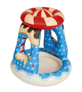 Bazénik Bestway® 52270, Candyville, detský, nafukovací, so strieškou, 91x91x89 cm