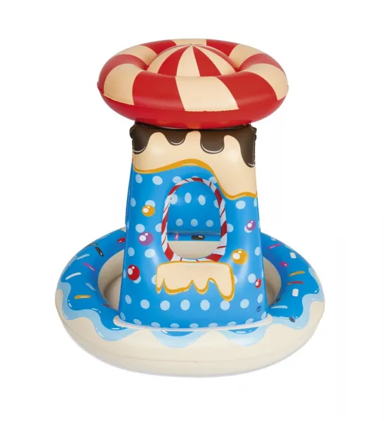 Bazénik Bestway® 52270, Candyville, detský, nafukovací, so strieškou, 91x91x89 cm