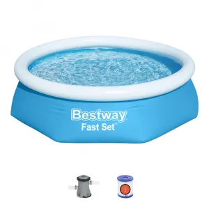 Bazén Bestway® 57450, nafukovací, filter, pumpa, 2,44x0,61 m 8050264