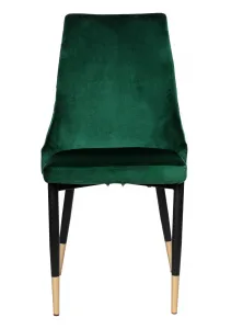 Vermont Velvet čalúnené kreslo tmavozelené