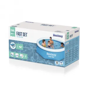 Bazén Bestway® 57450, nafukovací, filter, pumpa, 2,44x0,61 m 8050264