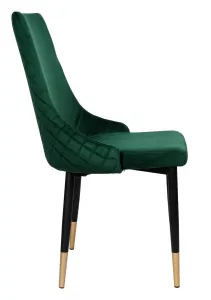 Vermont Velvet čalúnené kreslo tmavozelené