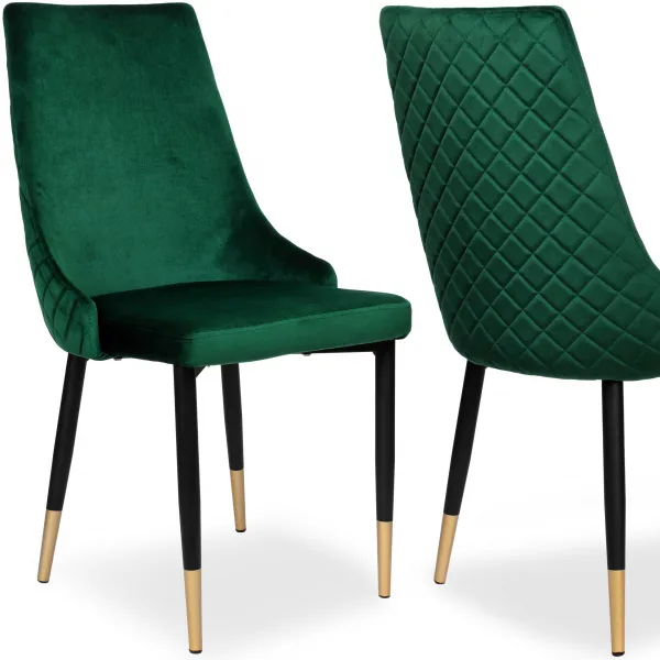 Vermont Velvet čalúnené kreslo tmavozelené