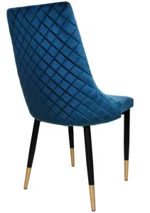 Čalúnené kreslo Vermont Velvet navy blue