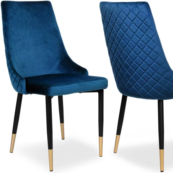 Čalúnené kreslo Vermont Velvet navy blue