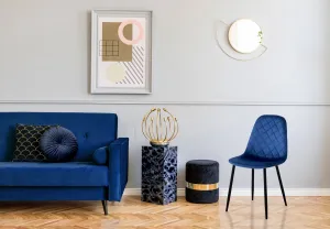 TZB Čalúnená designová stolička ForChair III modrá