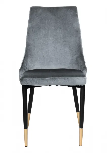 Čalúnené kreslo Vermont Velvet v grafitovej farbe