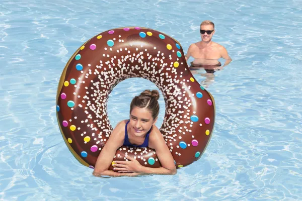 Donut Donut Swim Wheel Brown 107 cm Bestway 36118