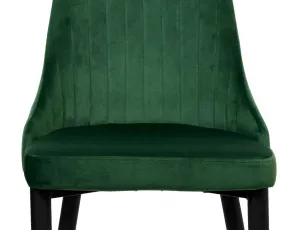Tmavozelené zamatové kreslo LORIENT VELVET