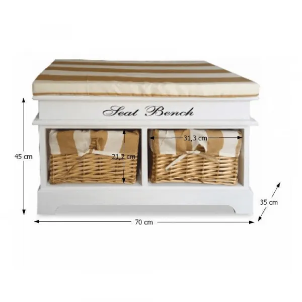 Lavica s vankúšom SEAT BENCH 4 Tempo Kondela